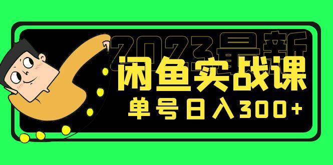 花599买的闲鱼项目：2023最新闲鱼实战课，单号日入300+（7节课）-行动派