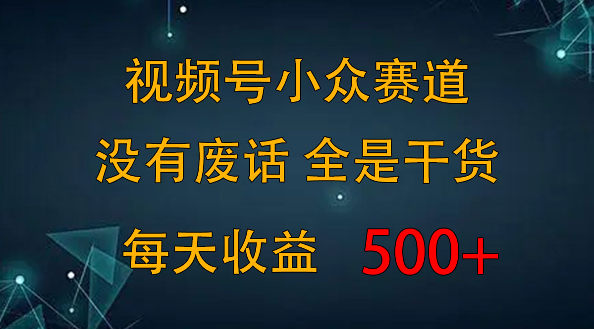 2024视频号新手攻略，今日话题赛道带你日赚300+-行动派