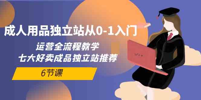 成人用品独立站从0-1入门，运营全流程教学，七大好卖成品独立站推荐（6节课）-行动派